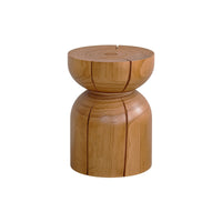 Solid pine capsule stool