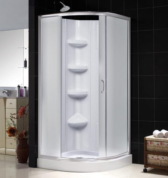 Victoria 42 Inch Shower Enclosure Sliding Single Door