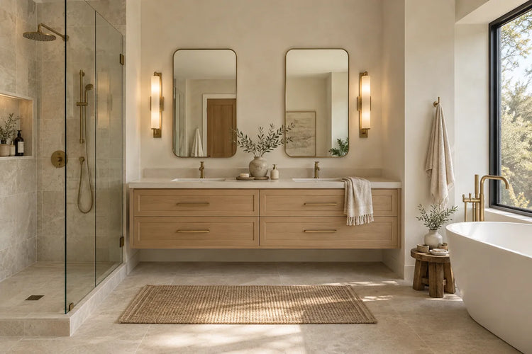 Vanity and surface inspiration for a bathroom